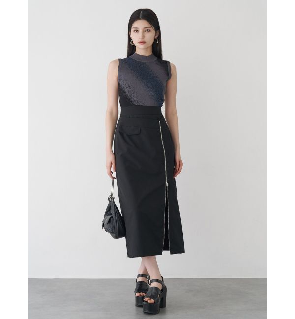 MURUA「ダブルウエストZIPスカート」|スカート|