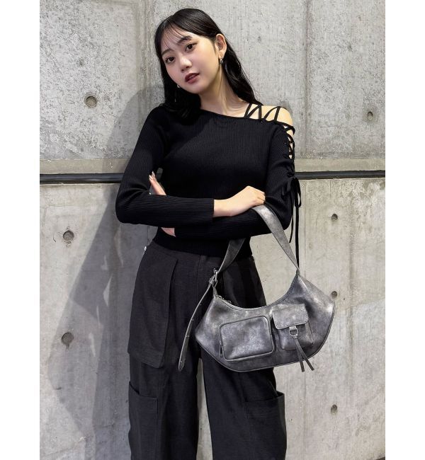 MURUA「ダブルポケットショルダーバッグ」|ショルダー・メッセンジャー|