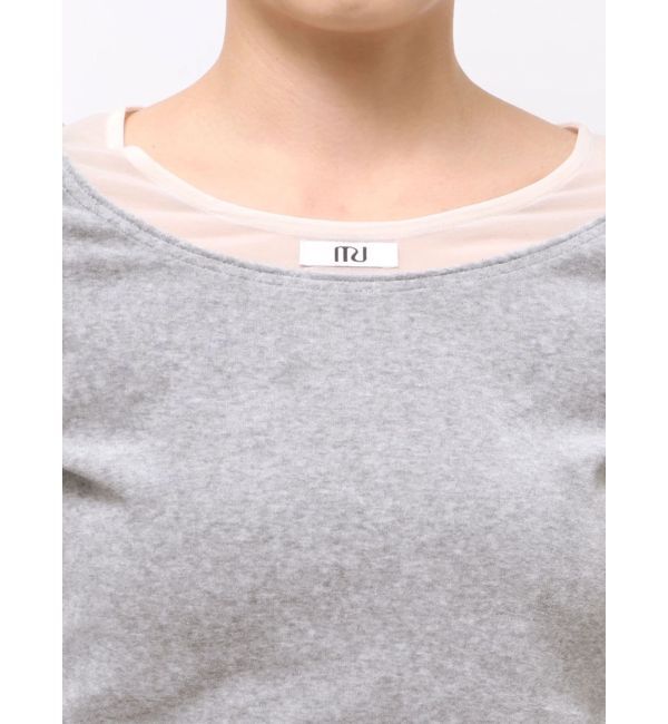 MURUA「シアードッキングベロアトップス」|Tシャツ・カットソー|