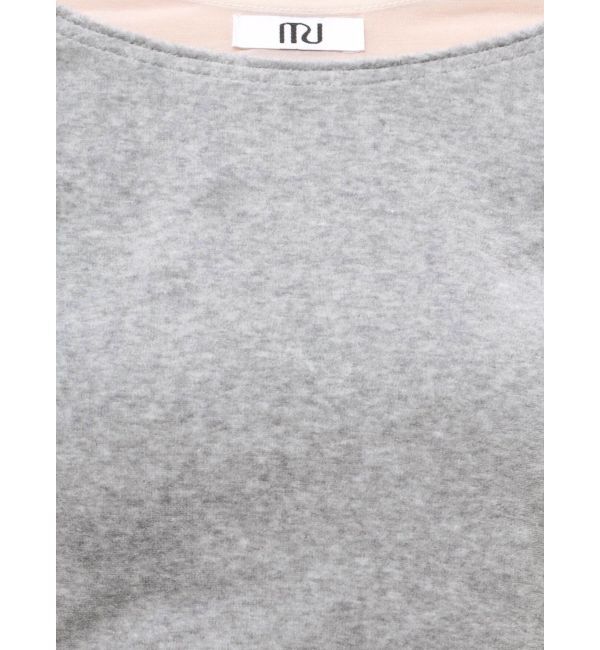 MURUA「シアードッキングベロアトップス」|Tシャツ・カットソー|