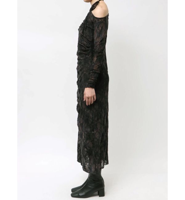 MURUA「フロッキーフラワーシアーワンピース」|ワンピース|