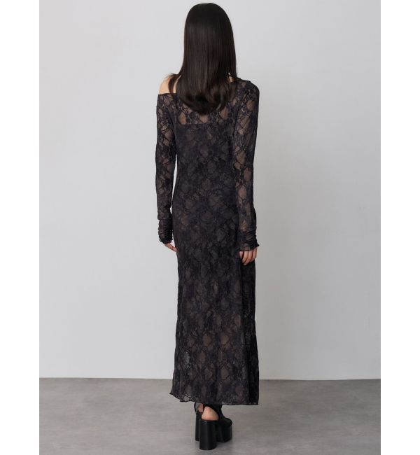 MURUA「フロッキーフラワーシアーワンピース」|ワンピース|