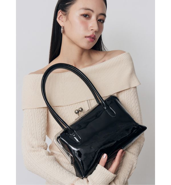 MURUA「フレームスクエアバッグ」|ショルダー・メッセンジャー|ブラック