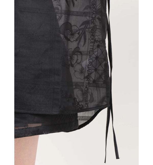 MURUA「ウエストドロストシアーレースシャツ【セットアップ着用可】」|シャツ・ブラウス|