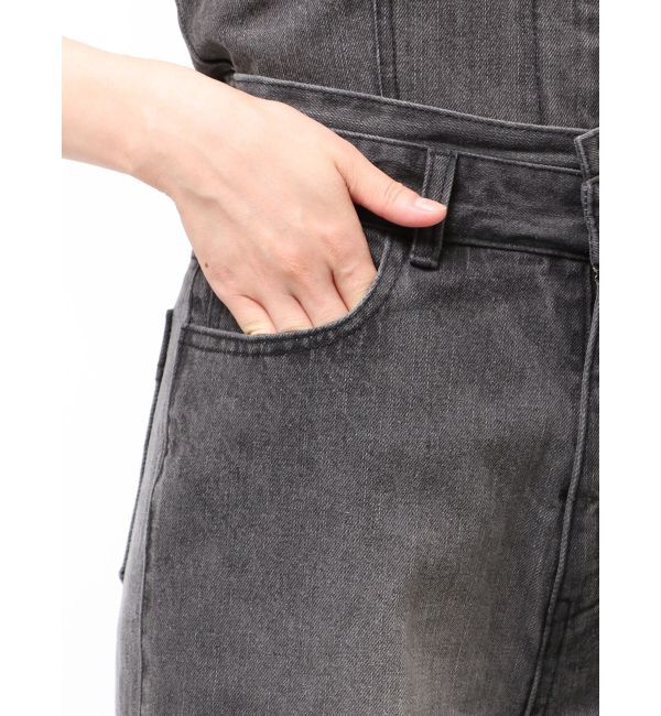 MURUA「サイドZIPスリットワイドデニム【セットアップ着用可】」|デニム|