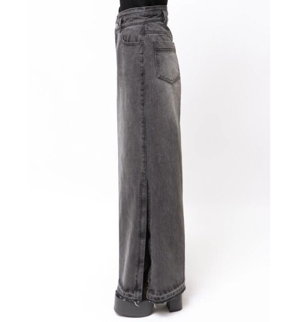 MURUA「サイドZIPスリットワイドデニム【セットアップ着用可】」|デニム|
