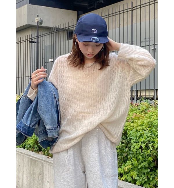 Ungrid「NEW ERA別注UNロゴジェットキャップ」|キャップ・キャスケット|ネイビー