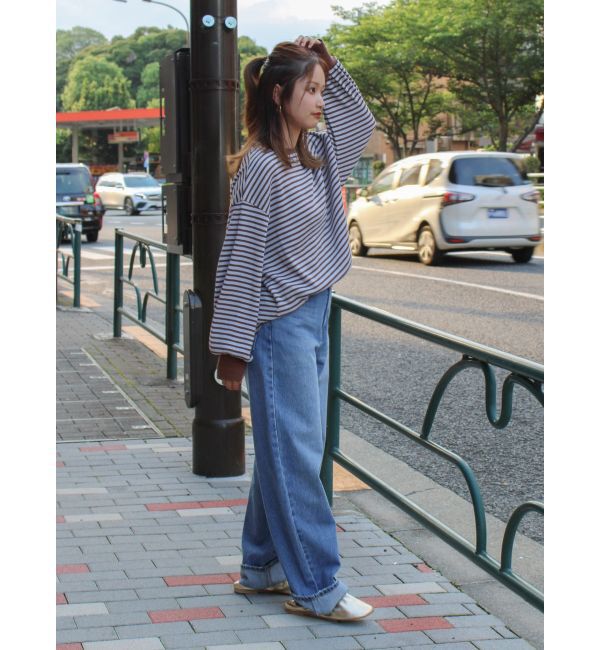 Ungrid「【WEB限定】スリーブボリュームワッフルロングスリーブTee」|Tシャツ・カットソー|