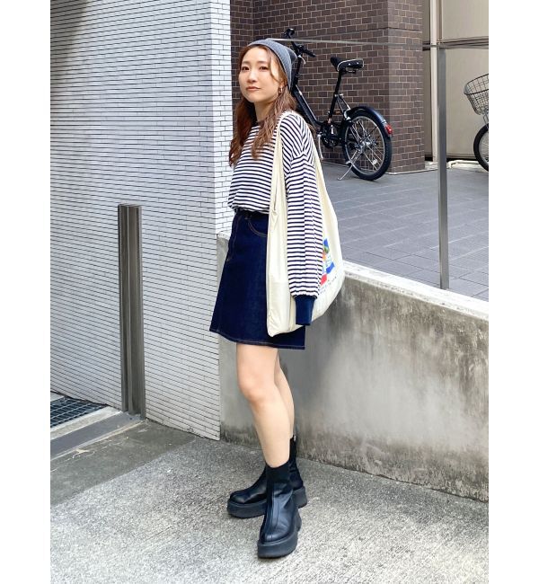 Ungrid「【WEB限定】スリーブボリュームワッフルロングスリーブTee」|Tシャツ・カットソー|