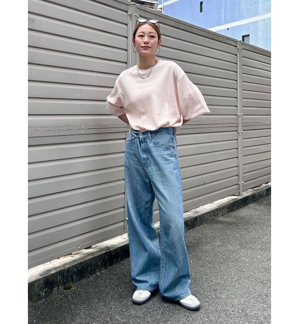 Ungrid「【WEB限定】スリーブボリュームワッフルロングスリーブTee」|Tシャツ・カットソー|