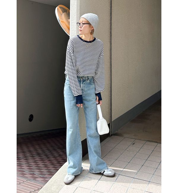 Ungrid「【WEB限定】スリーブボリュームワッフルロングスリーブTee」|Tシャツ・カットソー|