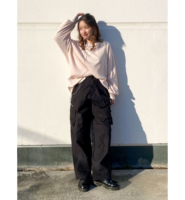 Ungrid「【WEB限定】スリーブボリュームワッフルロングスリーブTee」|Tシャツ・カットソー|