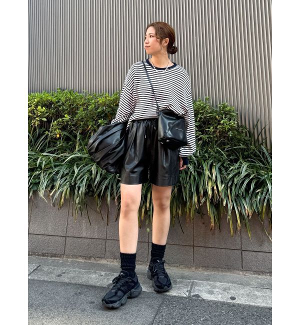 Ungrid「【WEB限定】スリーブボリュームワッフルロングスリーブTee」|Tシャツ・カットソー|