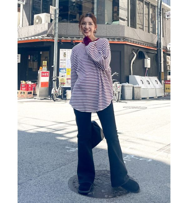 Ungrid「【WEB限定】スリーブボリュームワッフルロングスリーブTee」|Tシャツ・カットソー|