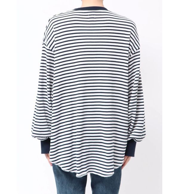 Ungrid「【WEB限定】スリーブボリュームワッフルロングスリーブTee」|Tシャツ・カットソー|