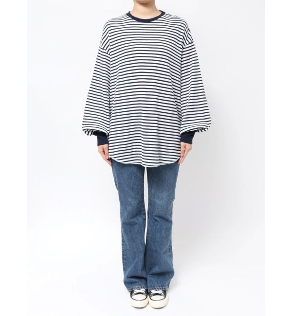 Ungrid「【WEB限定】スリーブボリュームワッフルロングスリーブTee」|Tシャツ・カットソー|