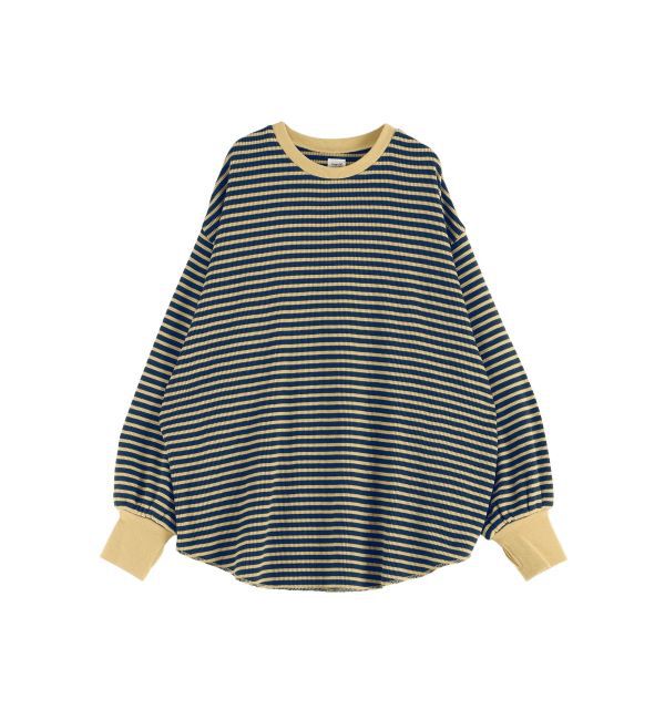 Ungrid「【WEB限定】スリーブボリュームワッフルロングスリーブTee」|Tシャツ・カットソー|