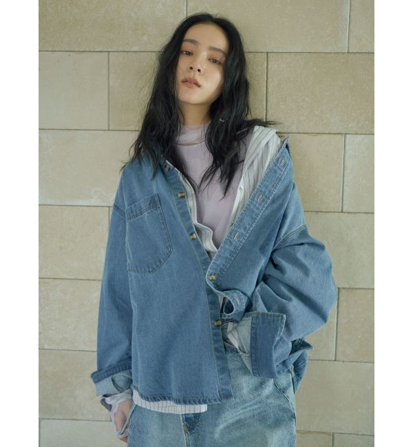 Ungrid「ポケットデザインデニムシャツ」|シャツ・ブラウス|