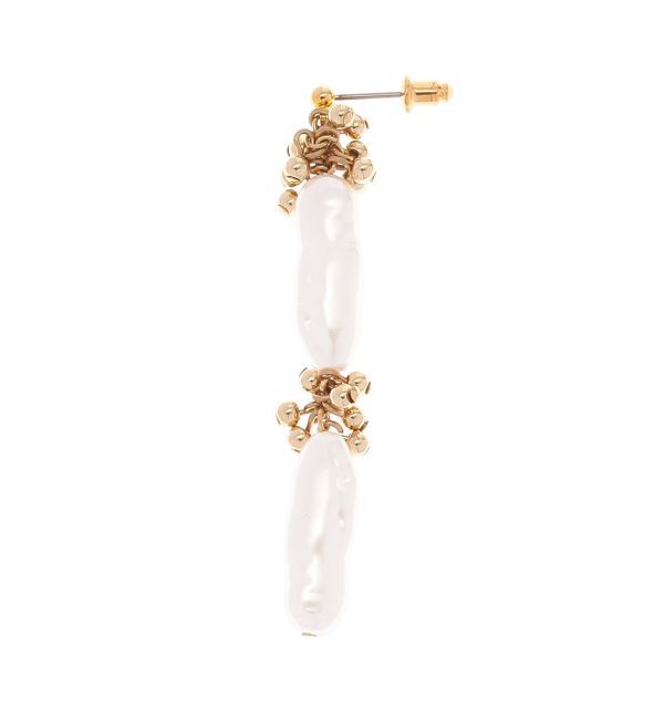 LAGUNAMOON「LADYキャビアビーズ淡水ピアス」|ピアス|