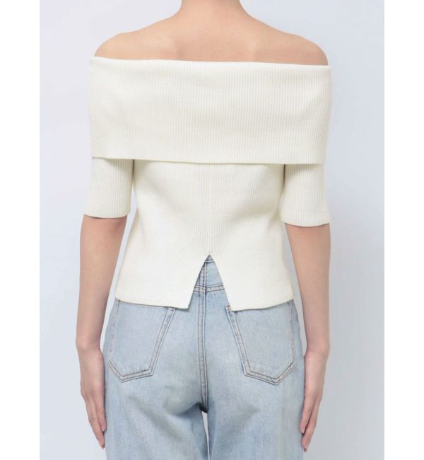 LAGUNAMOON「【POLO BCSコラボ】オフショルニットプルオーバー」|ニット・セーター|