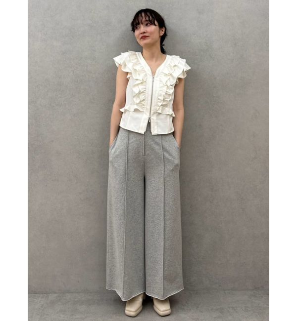 LAGUNAMOON「ZIPスウェットワイドフレアパンツ」|その他|