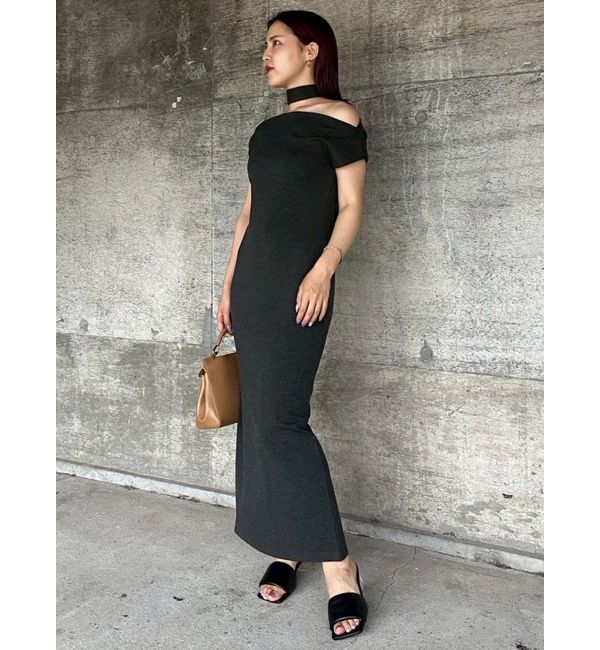 LAGUNAMOON「オフショルボートポンチワンピース」|ワンピース|