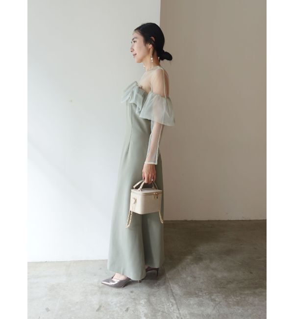 LAGUNAMOON「LADYアシンメトリーフリルドレス」|ドレス|