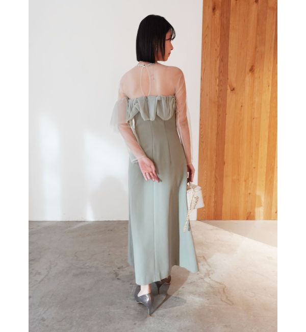 LAGUNAMOON「LADYアシンメトリーフリルドレス」|ドレス|