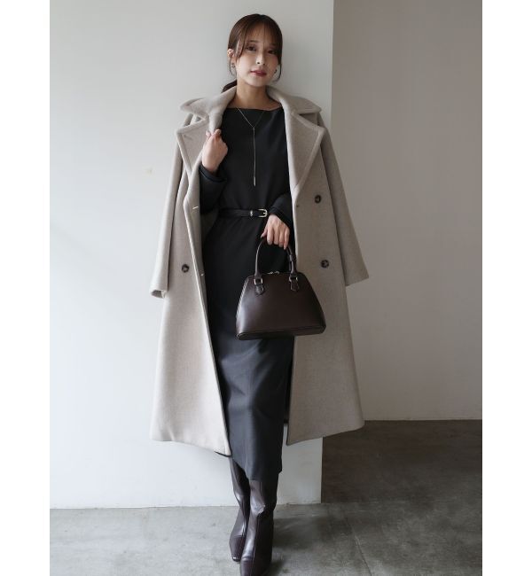 LAGUNAMOON「【REVIVAL】2WAYカラーロングコート」|ステンカラーコート|