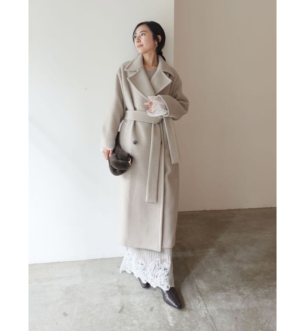 LAGUNAMOON「【REVIVAL】2WAYカラーロングコート」|ステンカラーコート|