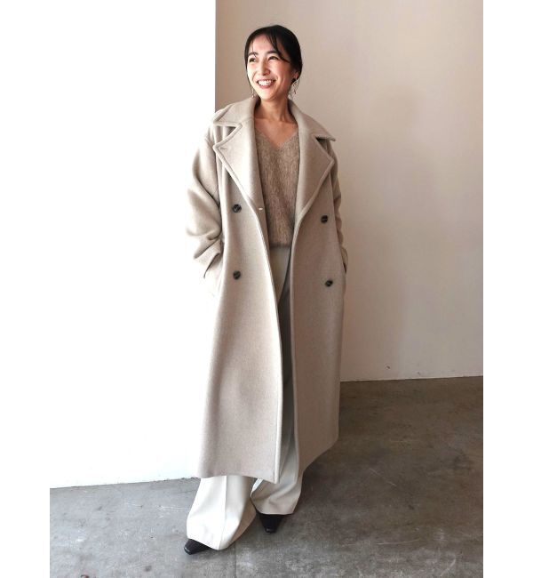 LAGUNAMOON「【REVIVAL】2WAYカラーロングコート」|ステンカラーコート|