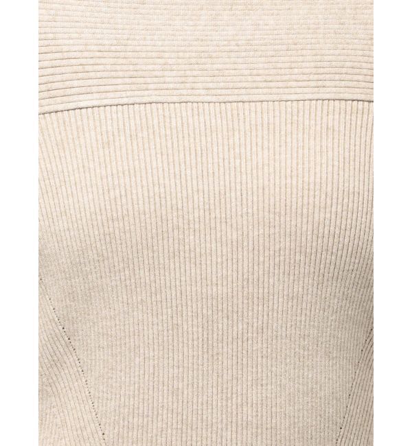 LAGUNAMOON「オフショルリブニットワンピース」|ワンピース|