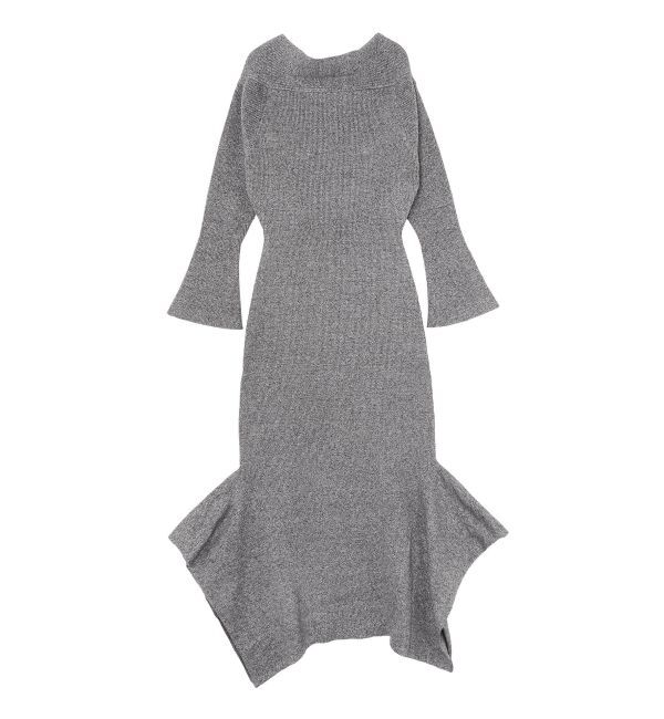 LAGUNAMOON「オフショルリブニットワンピース」|ワンピース|