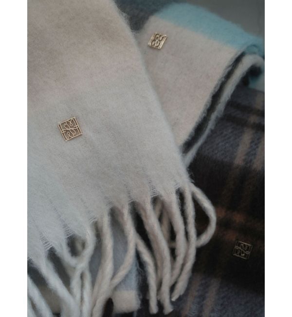 LAGUNAMOON「ワイドチェックストール」|ストール|