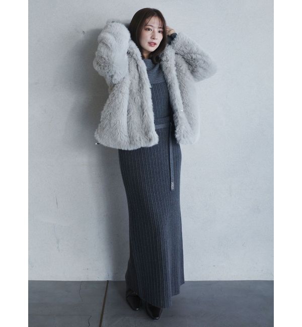 LAGUNAMOON「【POLO BCSコラボ】Iラインニットスカート」|スカート|