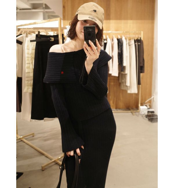 LAGUNAMOON「【POLO BCSコラボ】Iラインニットスカート」|スカート|
