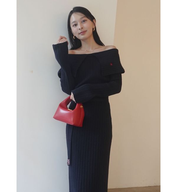 LAGUNAMOON「【POLO BCSコラボ】ワイドカラーニットプルオーバー」|ニット・セーター|