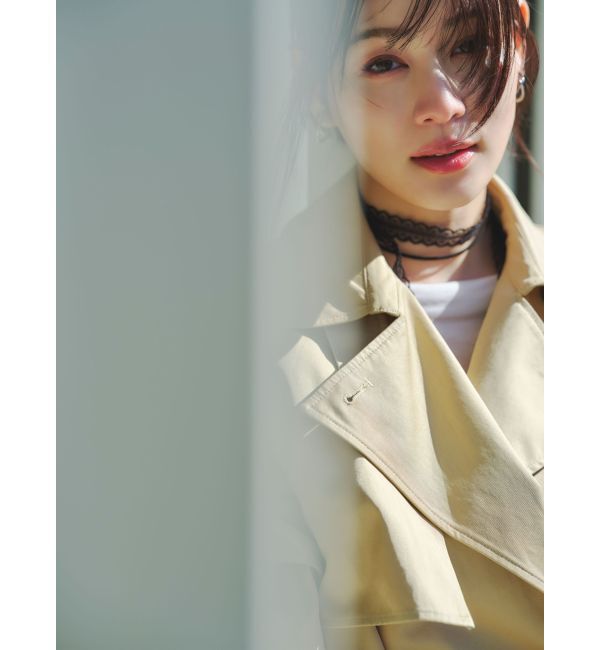 LAGUNAMOON「ミディアムトレンチコート」|トレンチコート|