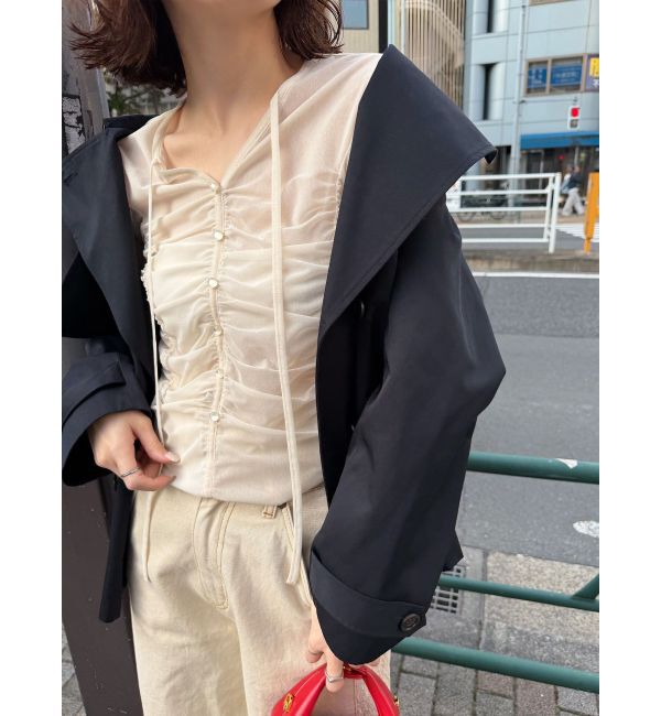 LAGUNAMOON「ミディアムトレンチコート」|トレンチコート|