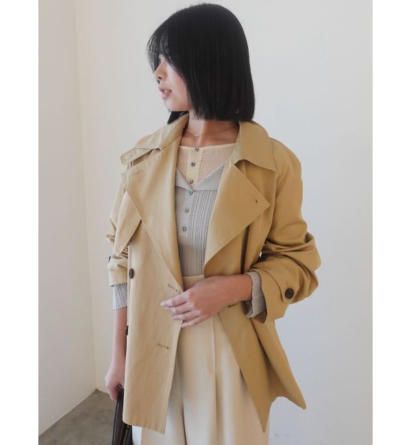 LAGUNAMOON「ミディアムトレンチコート」|トレンチコート|