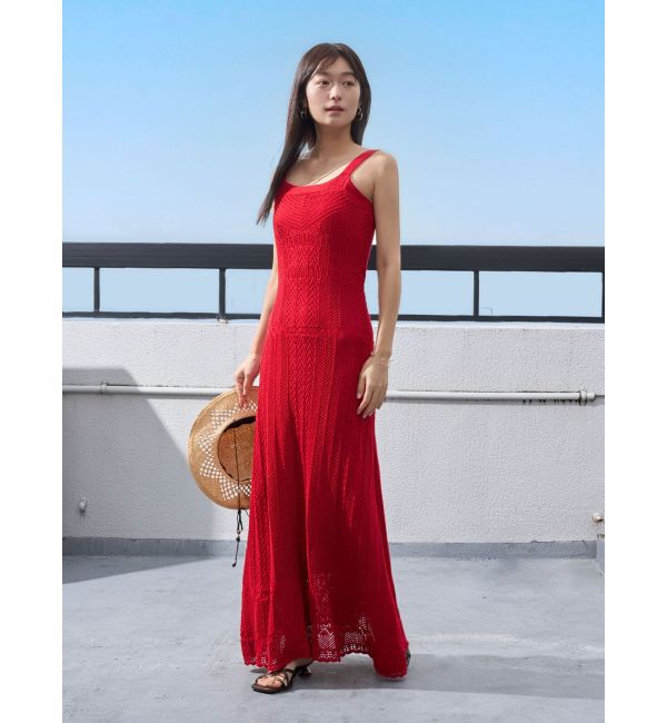 LAGUNAMOON「ノースリレースニットワンピース」|ワンピース|