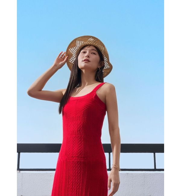 LAGUNAMOON「ノースリレースニットワンピース」|ワンピース|