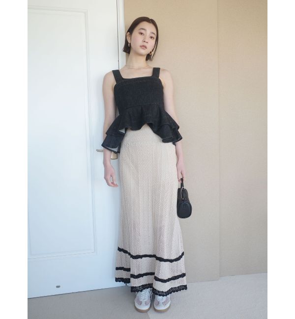 LAGUNAMOON「ノースリレースニットワンピース」|ワンピース|