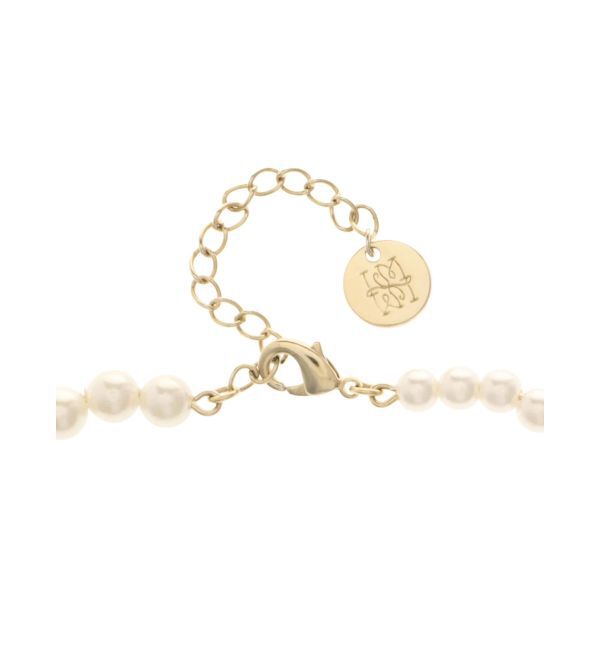 LAGUNAMOON「LADYフェイクカーブパールネックレス」|ネックレス|