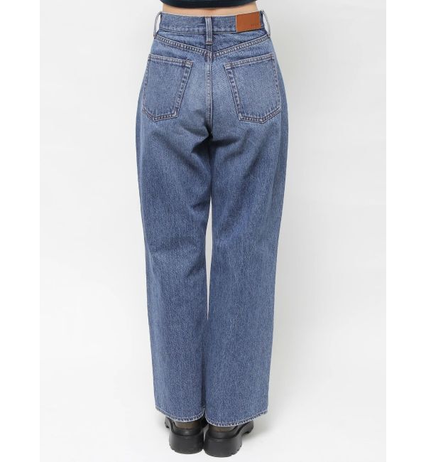 EVRIS「ダブルウエストワイドデニムパンツ」|デニム|