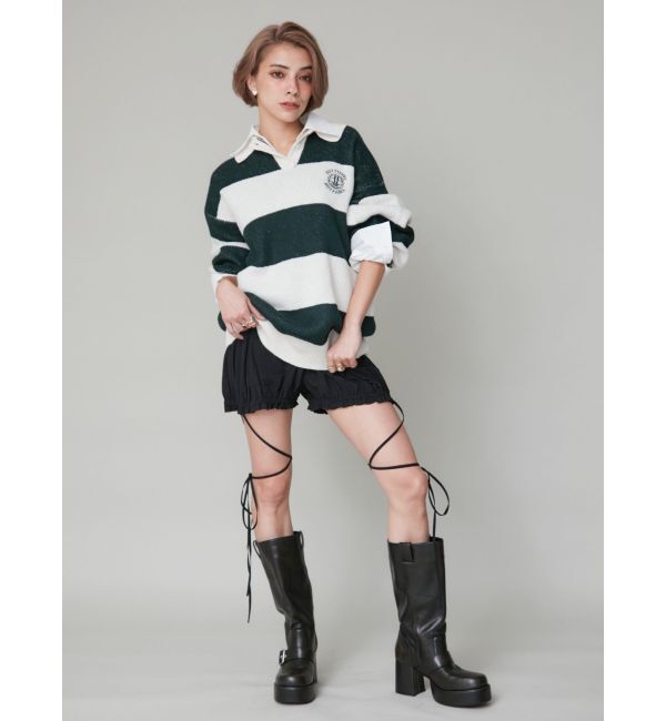 EVRIS「サイドリボンバルーンショートパンツ」|その他|