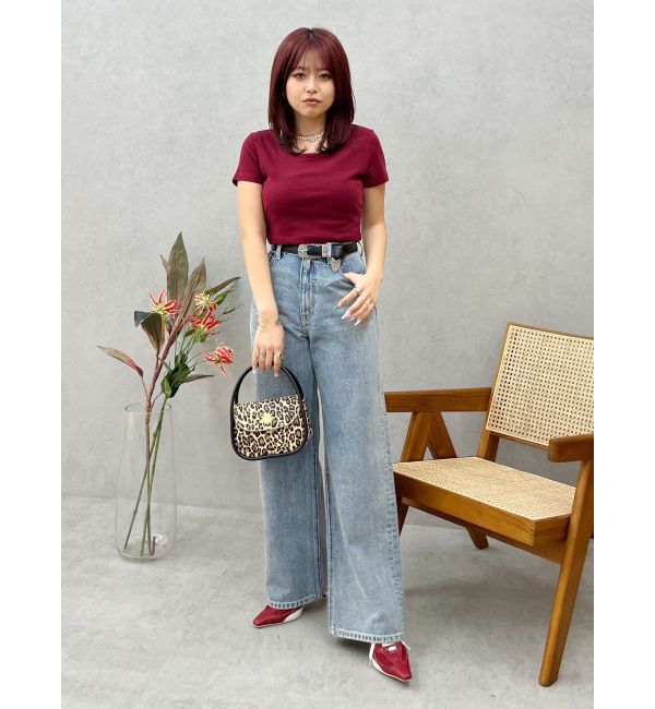 EVRIS「BASICシンプルショートTシャツ」|Tシャツ・カットソー|