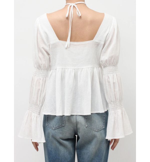 EVRIS「フリルボリュームチュニック」|シャツ・ブラウス|