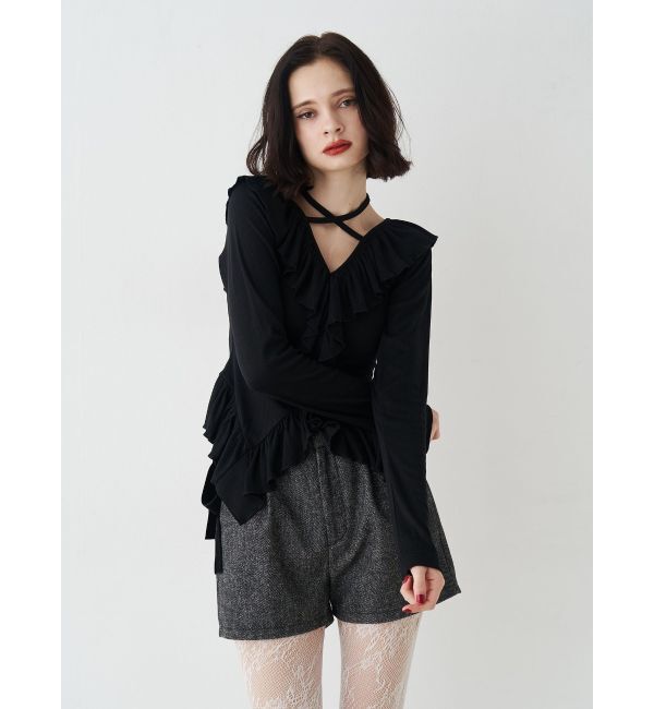 jouetie「ラッフルフリルトップス」|Tシャツ・カットソー|