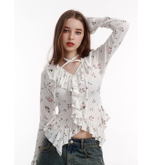 jouetie「ラッフルフリルトップス」|Tシャツ・カットソー|